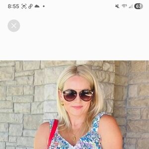 CAbi Multicolor Floral Tank Top